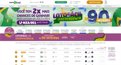 Desktop Screenshot of loteriabrasil.com.br