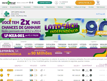 Tablet Screenshot of loteriabrasil.com.br